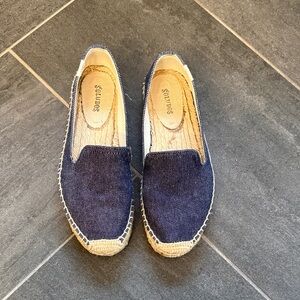Soludos Women’s Denim Blue Espadrilles size 7